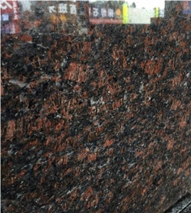 Tan Brown India Dark Granite Small Slab Wall Tiles