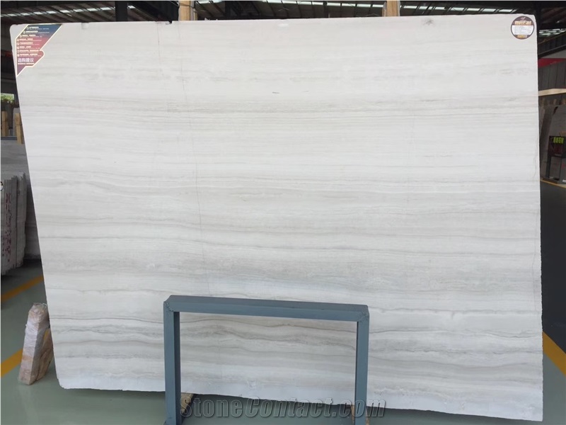 Athen Grey Marble White Wood Grain Vein Marble