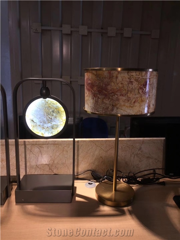 Modern Design Home Decor Marble Stone Table Lamp