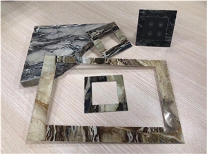 Switch Frame Plate Marble Light Switch Frame