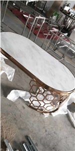 Top Coffee Table with Marble Top