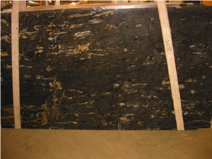 Black Cosmic Granite Slabs Tiles