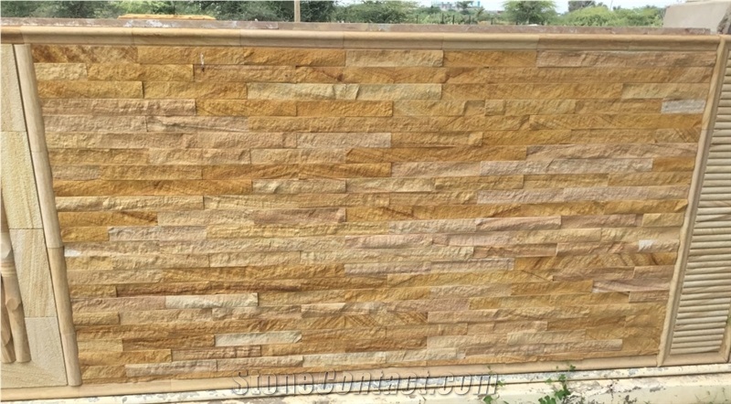 Teakwood Sandstone Wall Designs