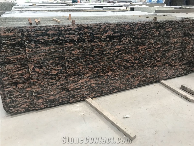 Tiger Red Granite Slabs & Tiles