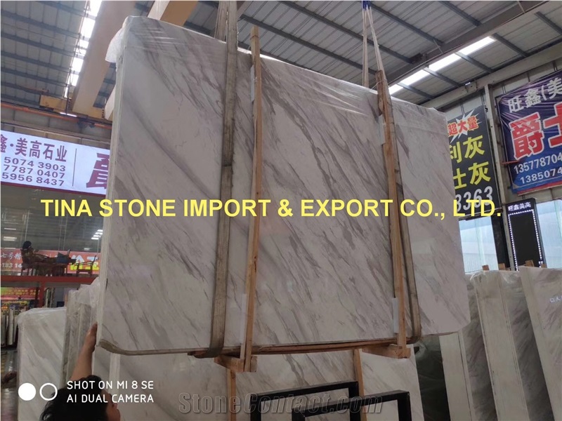 Volakas White Marble Tiles Slabs Wall Covering
