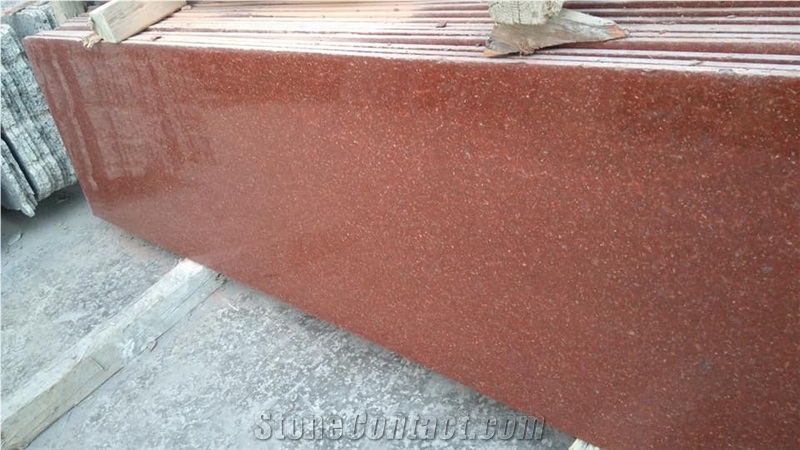 Granite Red Forssan Slabs, Forsan Red Granite