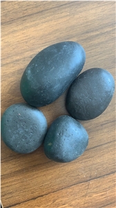 Black Washed River Pebble Stone 5-7cm