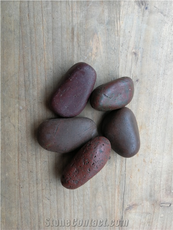 Dark Brown Washed River Pebble Stone 5-7cm