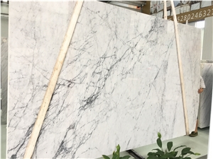 Italy Carrara White Marble Polished Honed Slabs
