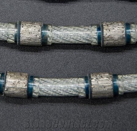 Multiple 6.3mm Diamond Wire Ropes for Block Cut
