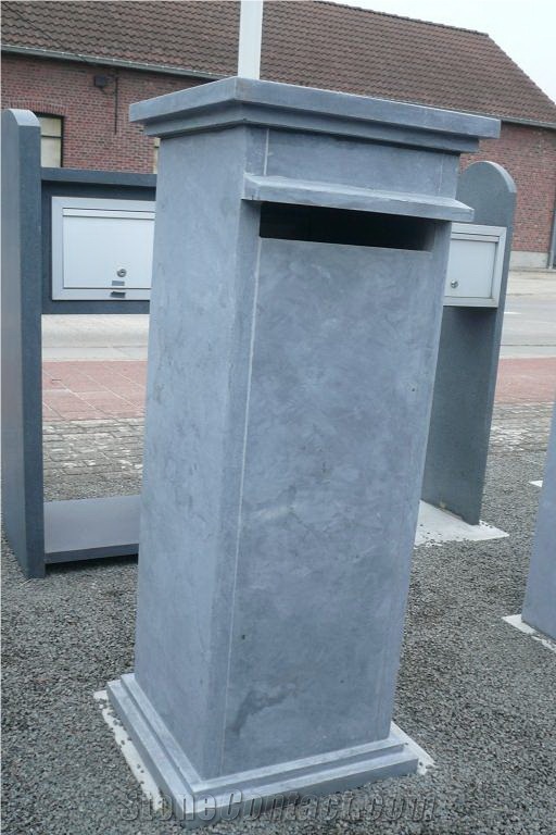 Chinese Blue Limestone Letter Box ,Mailbox