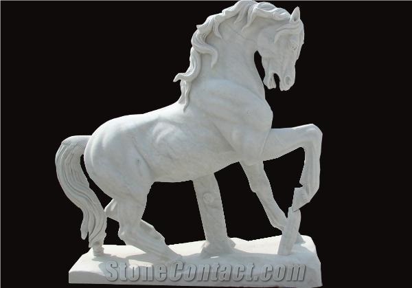 Granite Horse Statue