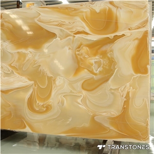 Artificial Onyx Tiles Stone Acrylic Solid Surface