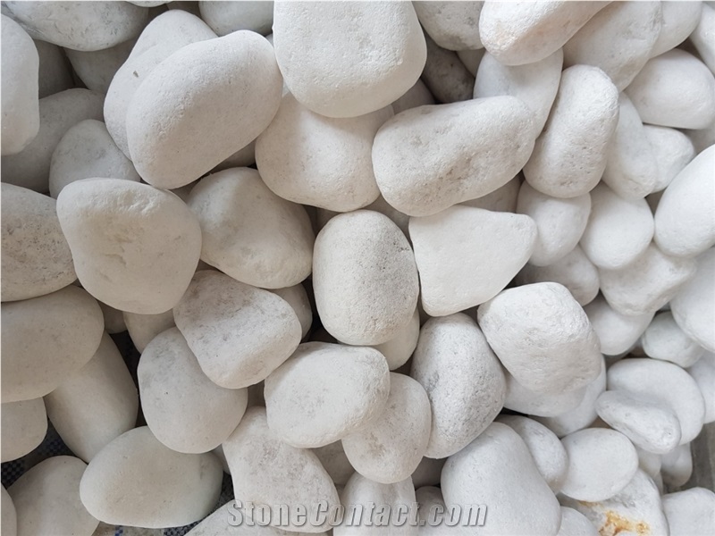 Creamy White Pebble Stone