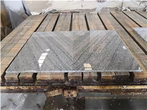 China Viscont White Granite Slab Machine Cut Tiles,Floor Tiles,Wall Cladidng Airport Project