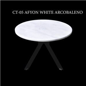 Afyon White Marble - Table