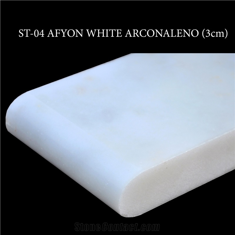 Afyon White Marble / Stair