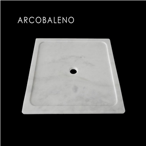 Afyon White Marble  & Shower Pan