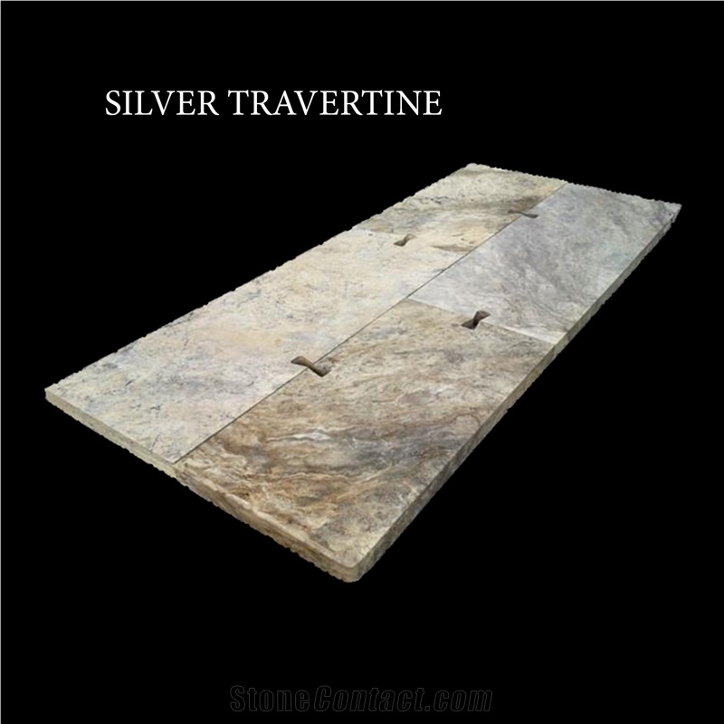 Silver Travertine New Design Travertine Table