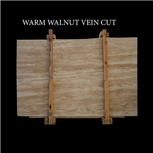 Noce, Warm Walnut Vein Cut Travertine Slabs