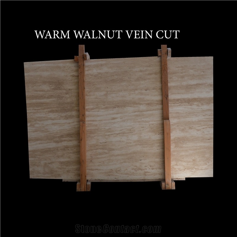 Noce, Warm Walnut Vein Cut Travertine Slabs