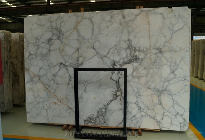 A Quality Kazite White Marble Big Slab Tiles