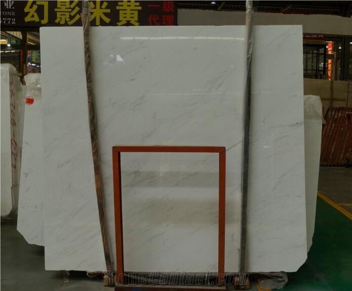 Ascott White Big Slab Marble Flooring Tiles