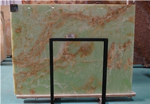 Own Factory Green Onyx Slab Wall Covering