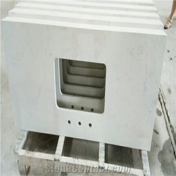 Bianco Vento Quartz Artificial Stone Countertop