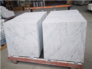 Italy Carrara White Marble Tiles for Walling&Floor