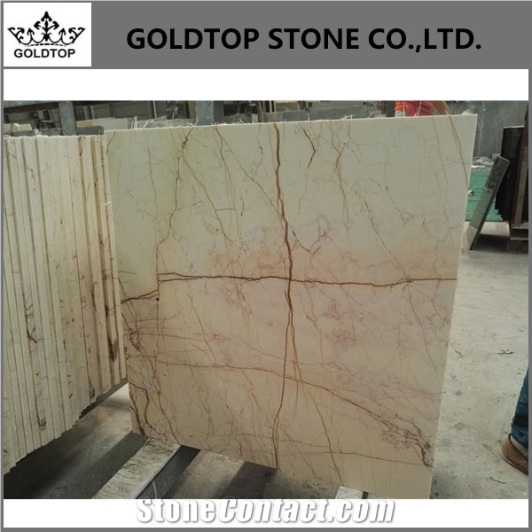 Polished Sofitel Gold Beige Marble Wall Slabs&Tile