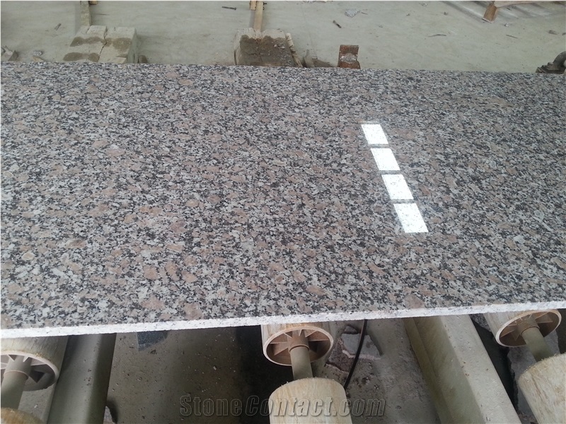 G383 Pink Granite Slabs/Tiles, New Xili Red G736
