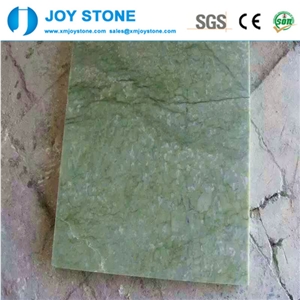 Low Price Dandong Green Marble Polished Tiles
