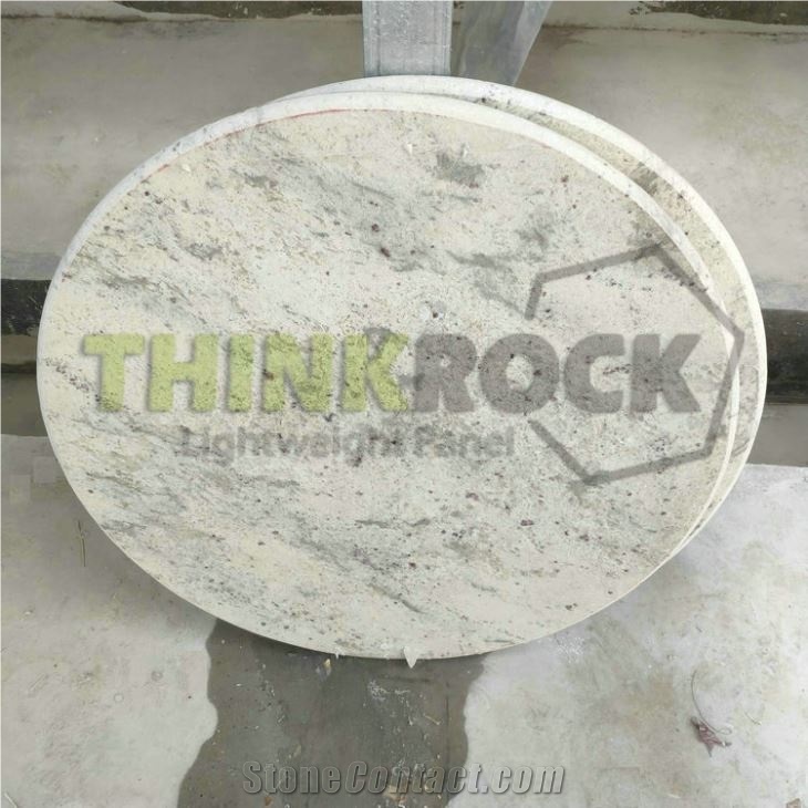 Andromeda White Granite Honeycomb Backed Table Top