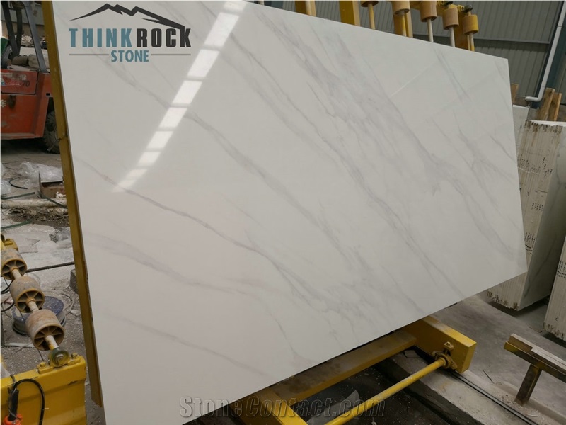 Artificial Calacatta Marble Slabs For Wall Cover