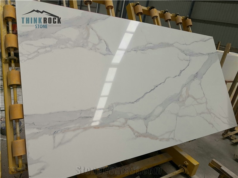 Artificial Calacatta Marble Slabs For Wall Cover
