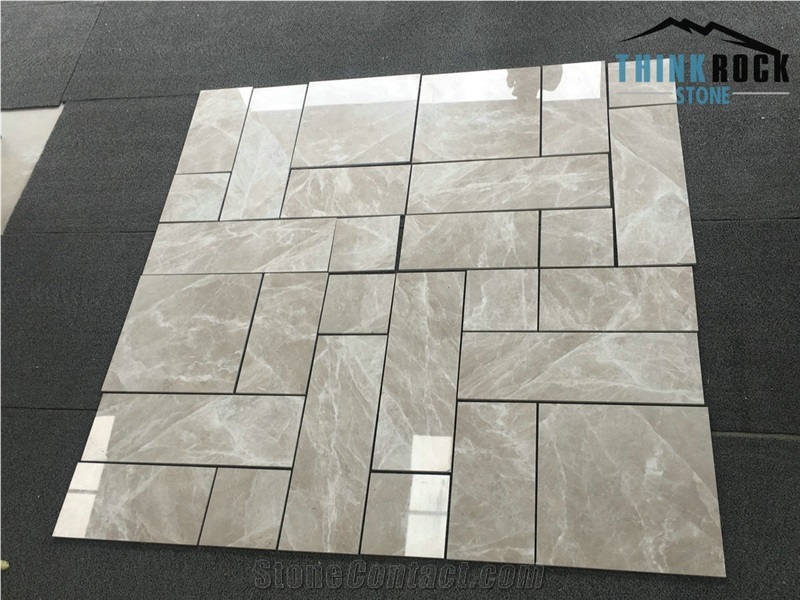 Lightning Grey, Shandian Grey Marble Floor Tiles