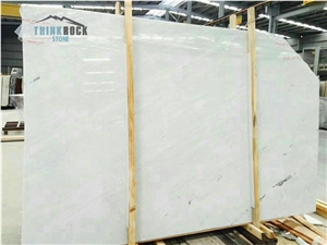 New Polaris Bianco Marble Slab Wall, Floor Cover