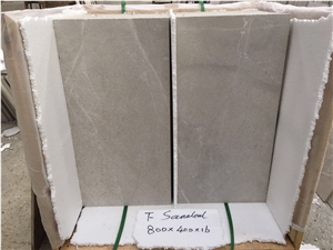 Champagne Grey Limestone Sanded Tiles for Flooring