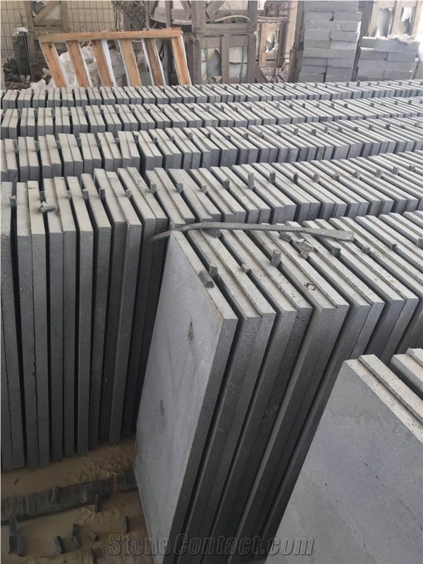 China Grey Basalt Zhangpu Lava Gray Basalt Tiles