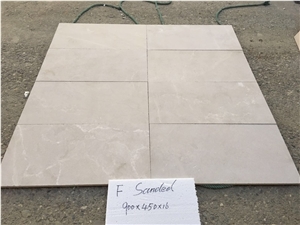 Chinese Champagne Grey Limestone Sanded Tiles