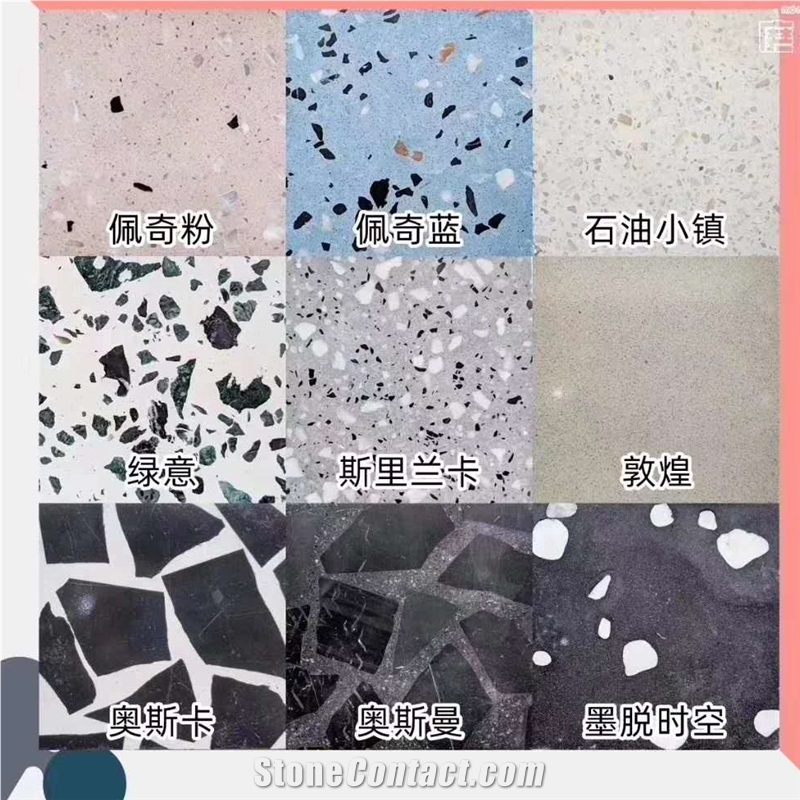 Terrazzo Tiles Slabs For Flooring And Wall
