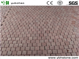 Chinese Granite Flamed Cube Stone Of Outside Paver