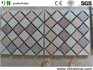 Colorful Granite Cube Stone for Garden/Pavement