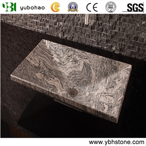 Rectangle Granite Stone Basin for Bathroom
