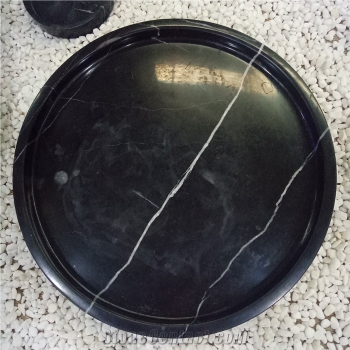 China Black Marble Decorative Tray