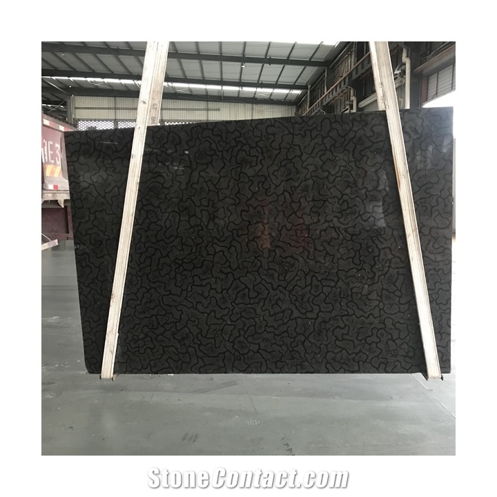 China Black Turtle Venato Marble Slabs Sale