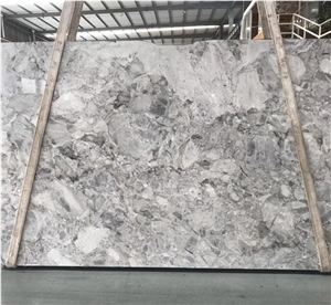 China Horizen Grey Color Marble Slab for Flooring