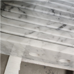 Hot Sale Carrara White Marble Bathroom Vanity Top