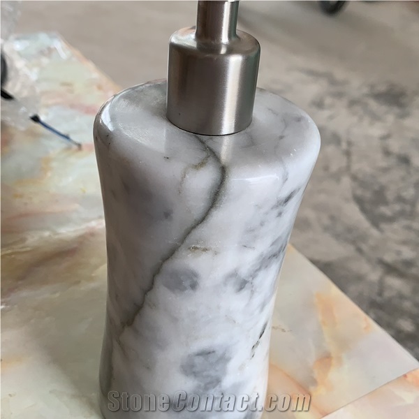 Hotel Bathroom Craft Liquid Soap Marble Bottle